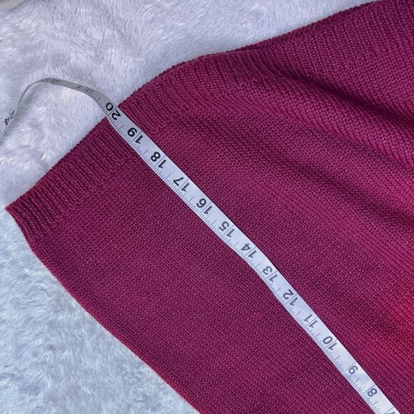 Vintage crop top mini skirt set wool blend - Picture 5 of 10